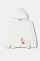 United Colors of Benetton mikina s kapucňou detská bavlnená béžová 3J68G504C.P.Stagionale