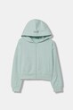 United Colors of Benetton bluza rozpinana dziecięca bawełniana zielony 3NBMC505Y.G.Stagionale