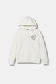United Colors of Benetton Rozepínací mikina dětská bavlněná béžová 3NBMC505Z.G.Stagionale