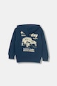 United Colors of Benetton bluza rozpinana dziecięca bawełniana 3NBMC505Z.G.Stagionale granatowy SS26