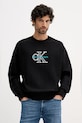 Calvin Klein Jeans bluza aplikacja czarny LV04RE200G