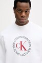 Calvin Klein Jeans bluza biały LV14RE250G