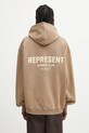 Represent bluza bawełniana Represent Owners Club nadruk beżowy OCM41113.16