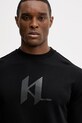 Karl Lagerfeld bluza bawełniana czarny 561951.705072