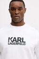 Karl Lagerfeld bluza bawełniana biały 561917.705780