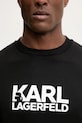 Karl Lagerfeld bluza bawełniana 561917.705780 czarny