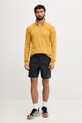 Pánska športová mikina Fjallraven Abisko Lite F87113 žltá SS26