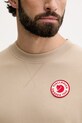 Fjallraven bluza sportowa męska bawełniana 1960 Logo Badge Sweater F87163 beżowy
