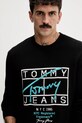 Tommy Jeans sweter bawełniany czarny DM0DM22401