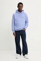 Tommy Jeans bluza bawełniana DM0DM22365 niebieski SS26