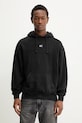 Бавовняна кофта Tommy Jeans з капюшоном чорний DM0DM22383