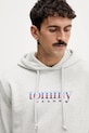 Βαμβακερή μπλούζα Tommy Jeans γκρί DM0DM22642