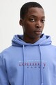 Tommy Jeans bluza bawełniana fioletowy DM0DM22642