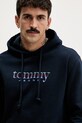 Tommy Jeans bluza bawełniana granatowy DM0DM22642