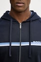 BOSS bluza bawełniana Authentic Jacket H 50554785 granatowy