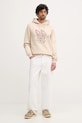 Tommy Hilfiger bluza bawełniana MW0MW41431 beżowy SS26