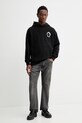 Bavlněná mikina Hugo Blue Noutilex 50554391 černá SS26