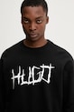 Hugo Blue bluza bawełniana Namenex czarny 50554392