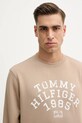 Tommy Hilfiger bluza beżowy MW0MW41426