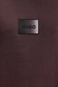 Βαμβακερή μπλούζα HUGO Danotop 50553134 μπορντό