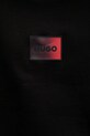 Βαμβακερή μπλούζα HUGO Danotop 50553134 μαύρο