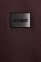 HUGO bluza bawełniana Danohood 50553145 bordowy
