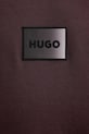 HUGO bluza bawełniana Danohood 50553145 bordowy