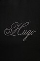 Βαμβακερή μπλούζα HUGO Dalento 50557085 μαύρο