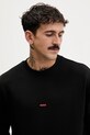 Памучен суичър HUGO черен 50557482