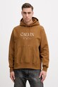 Calvin Klein bluza z kapturem brązowy LV04RE207G