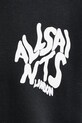 Pamučna dukserica AllSaints M059NB crna
