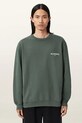AllSaints bluza bawełniana nadruk zielony M021ND