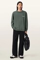 AllSaints bluza bawełniana M021ND zielony