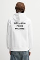 Drôle de Monsieur cotton sweatshirt Le Hoodie Slogan cotton white PERM.HO162.CO127.WT