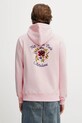 Clothing Drôle de Monsieur cotton sweatshirt Hoodie Slogan Rose J.HO169.CO127.LPI pink