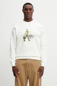 Drôle de Monsieur bluza bawełniana Sweatshirt LHomme Au Tableau nadruk beżowy J.SW187.CO127.OW
