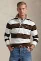 Βαμβακερή μπλούζα Polo Ralph Lauren βαμβάκι καφέ 710P05317