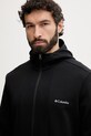 Columbia mikina na zips s kapucňou pánska Tech Spacer čierna 2157491