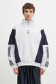 Mikina adidas Originals x Willy Chavarria Watsonville Mockneck nášivka šedá KD1803