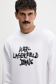 Karl Lagerfeld Jeans bluza bawełniana biały B1M20051