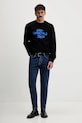 Karl Lagerfeld Jeans bluza bawełniana B1M20051 czarny SS26