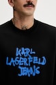 Karl Lagerfeld Jeans bluza bawełniana B1M20051 czarny