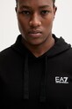Bombažen pulover EA7 Emporio Armani črna AF13512.7M000569