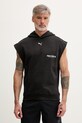 Puma bluza bez rękawów męska z bawełny GRAPHICS FRENCH czarny 528672