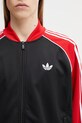 adidas Originals μπλούζα με κουμπιά ανδρική μαύρο KE0115