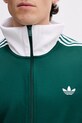 adidas Originals bluza rozpinana męska z bawełną KE1666 zielony