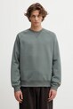 Βαμβακερή μπλούζα Carhartt WIP Chase Sweat στάμπα πράσινο I033660.3H4XX