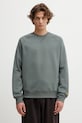 Βαμβακερή μπλούζα Carhartt WIP Chase Sweat στάμπα πράσινο I033660.3H4XX