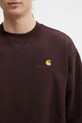 Carhartt WIP bluza American Script Sweat brązowy I025475.33HXX