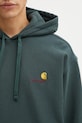 Carhartt WIP bluza Hooded American Script Sweat zielony I028279.3GHXX